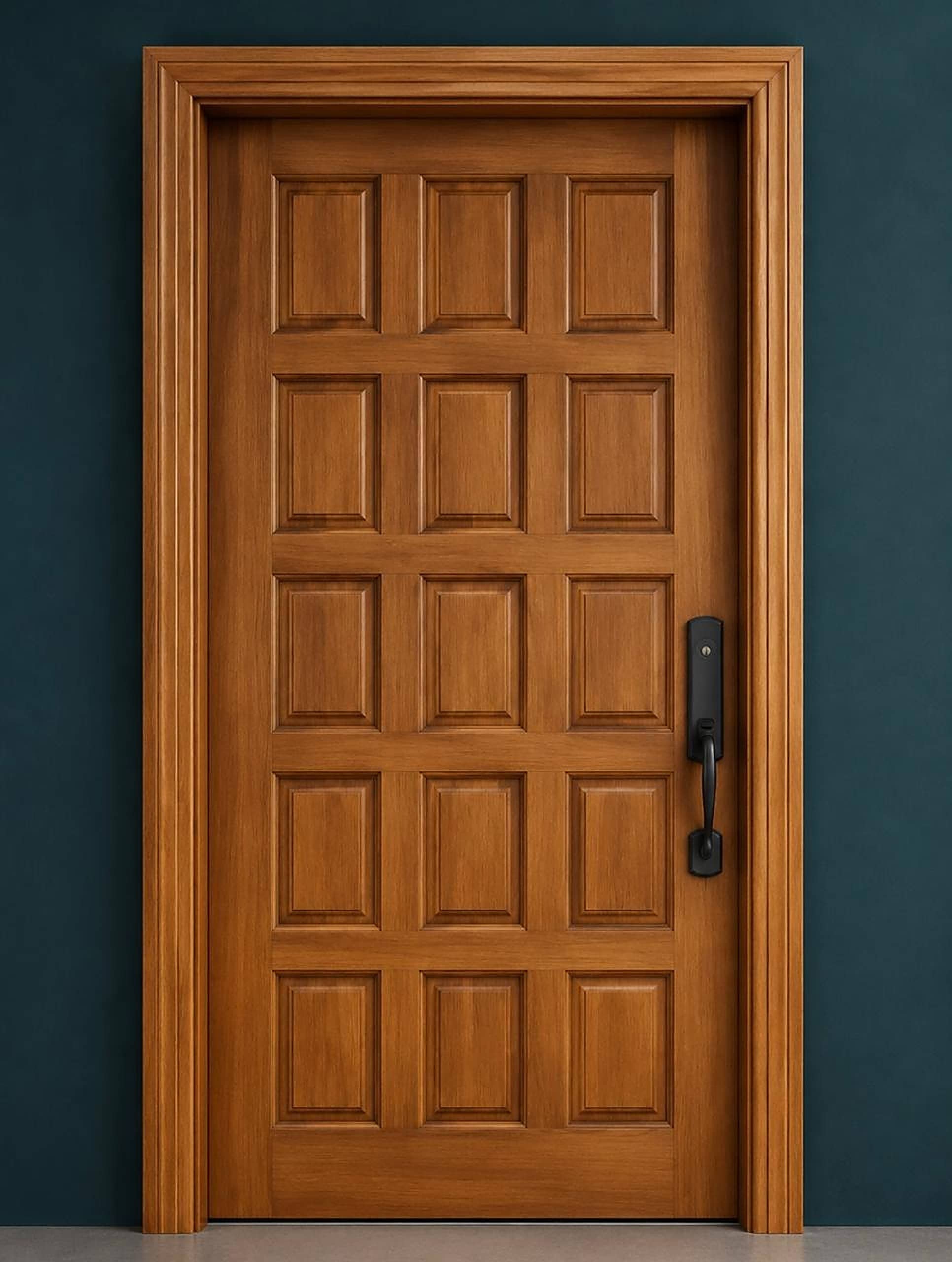 White oak panel doors